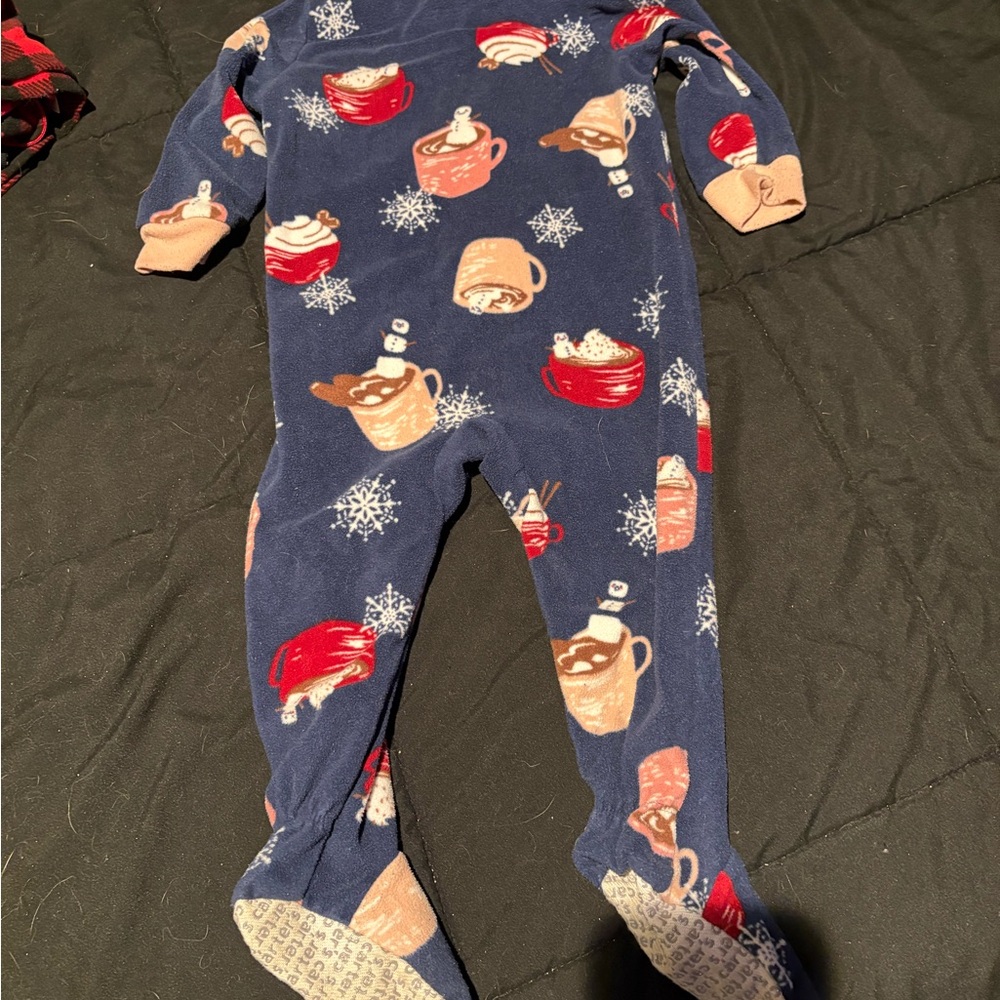 Carter's Navy and Red Footed One Piece